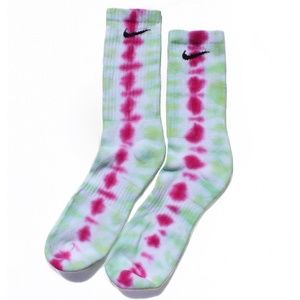 Tie Dye Nike Everyday Cotton Crew Socks